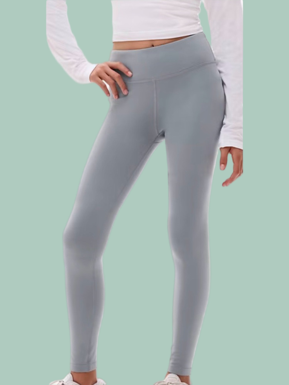 Athleta gray high rise chit chat tight/leggings. Girls size medium. ❗️New❗️